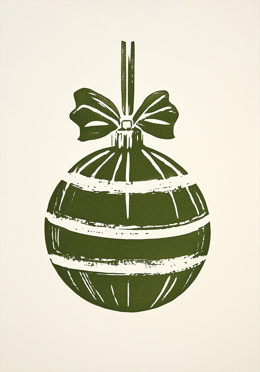 Christmas Ornament Green Plakat
