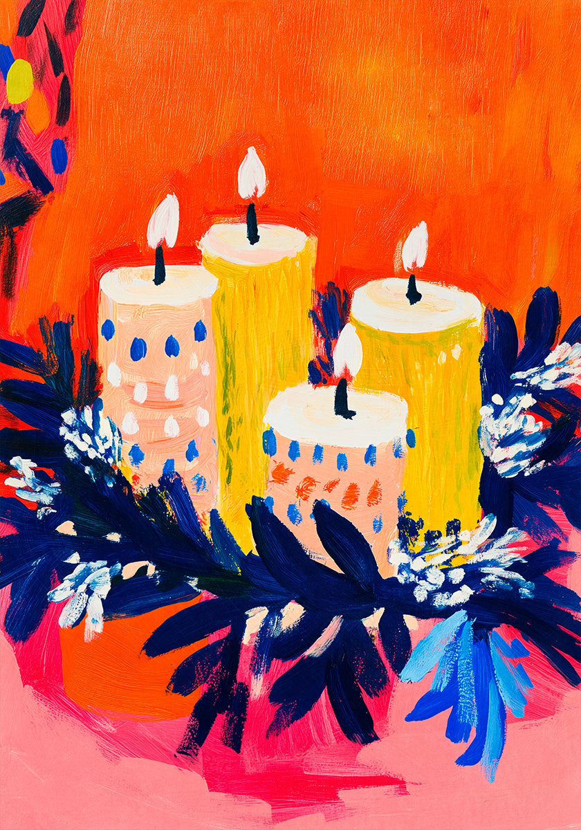 Radiant Candle Glow Plakat