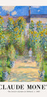 The Artist's Garden 1881 Plakat by Claude Monet - Posterbox.no