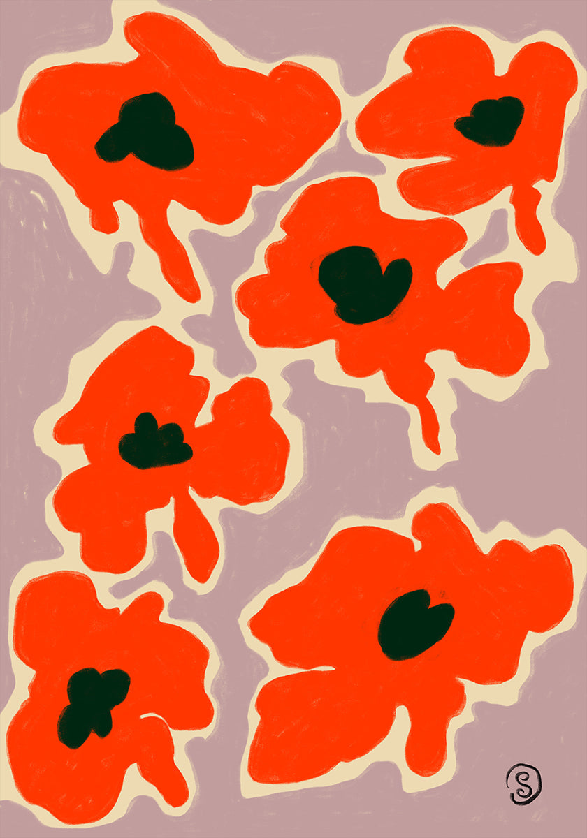 Vibrant Poppy Flowers
