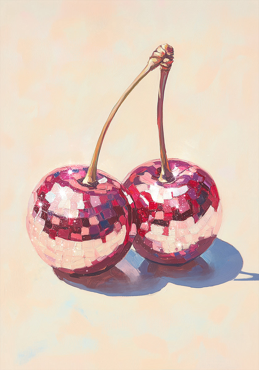 Disco Cherries Plakat