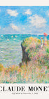 Cliff Walk at Pourville 1882 Plakat by Claude Monet - Posterbox.no