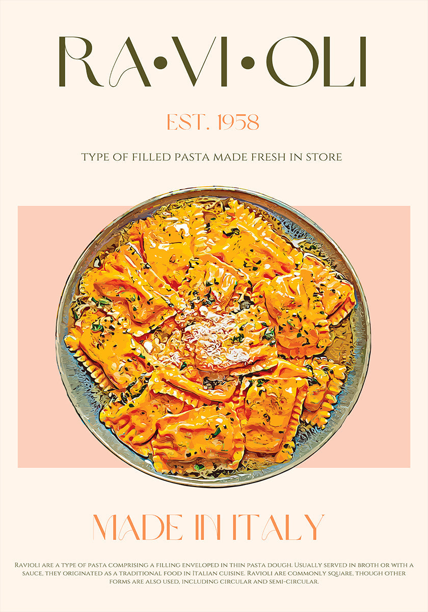 Ravioli Delight Plakat
