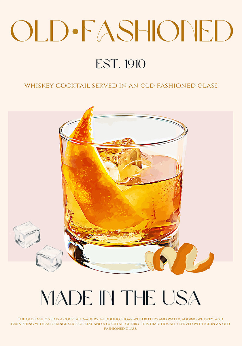Classic Cocktail Charm Plakat