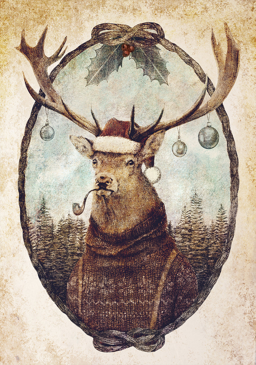 Thinking Wild Christmas Plakat