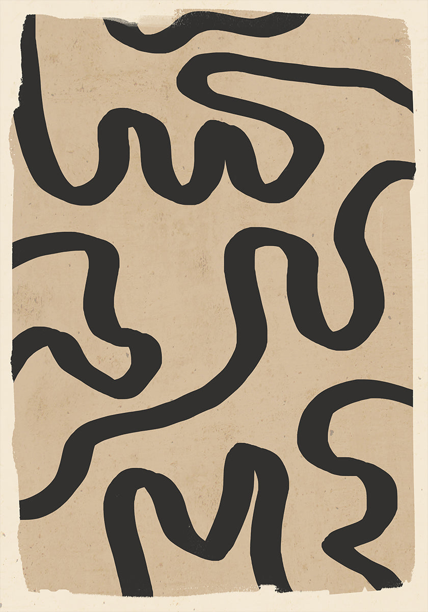 Abstract Line Art 173 Plakat