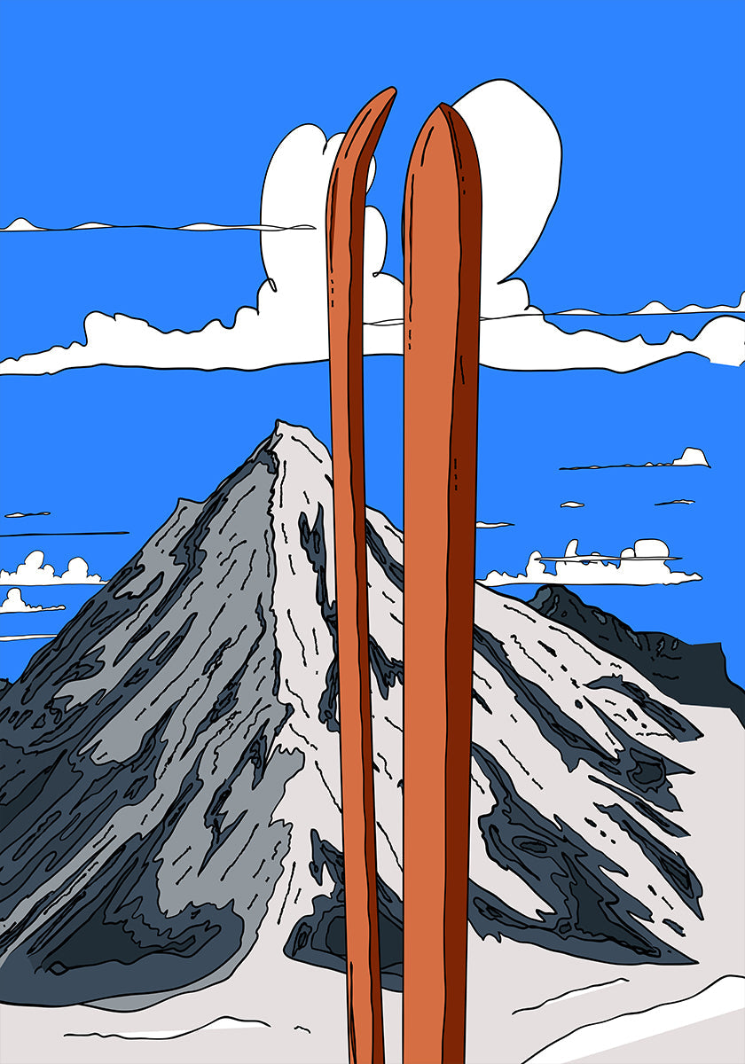 A Wonderful Ski Vacation Plakat