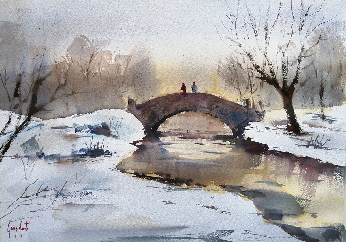 Winter&Quiet Bridge Plakat