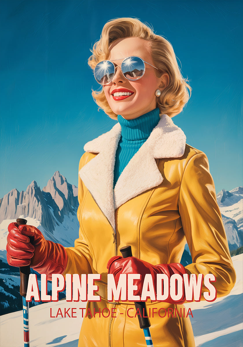 Alpine Meadows Plakat