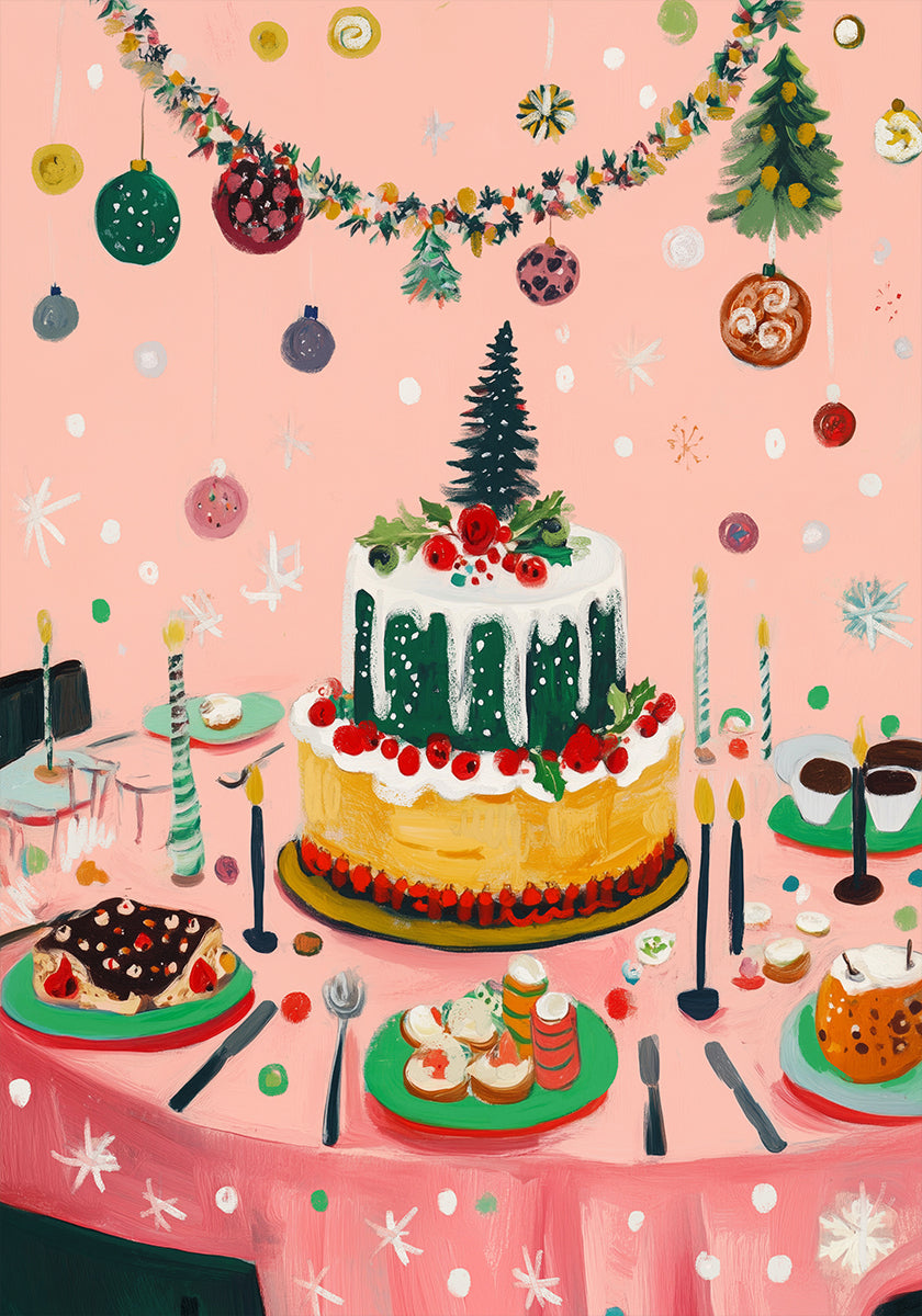 Christmasdinnerno01 Plakat