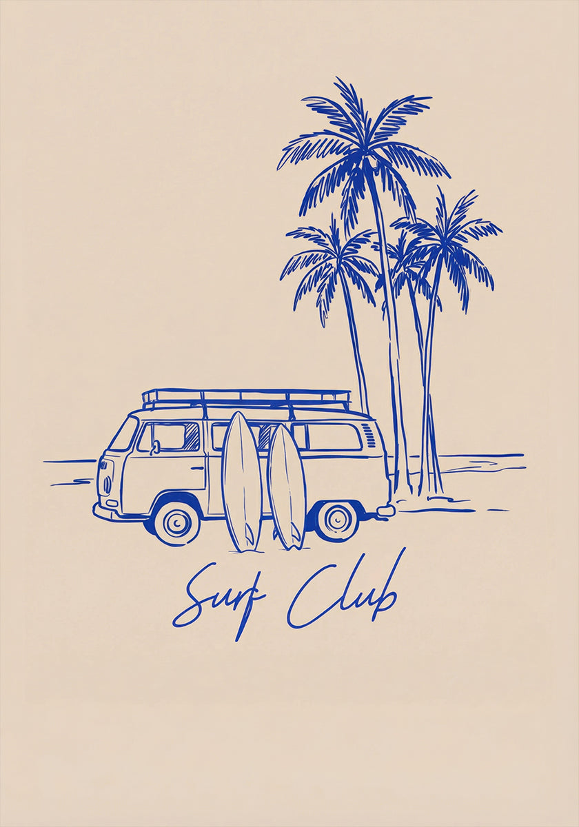 4 Freepik  Remove Surfboards Above the Van and Place Two Surf  19114 Topaz (NEW) - Posterbox