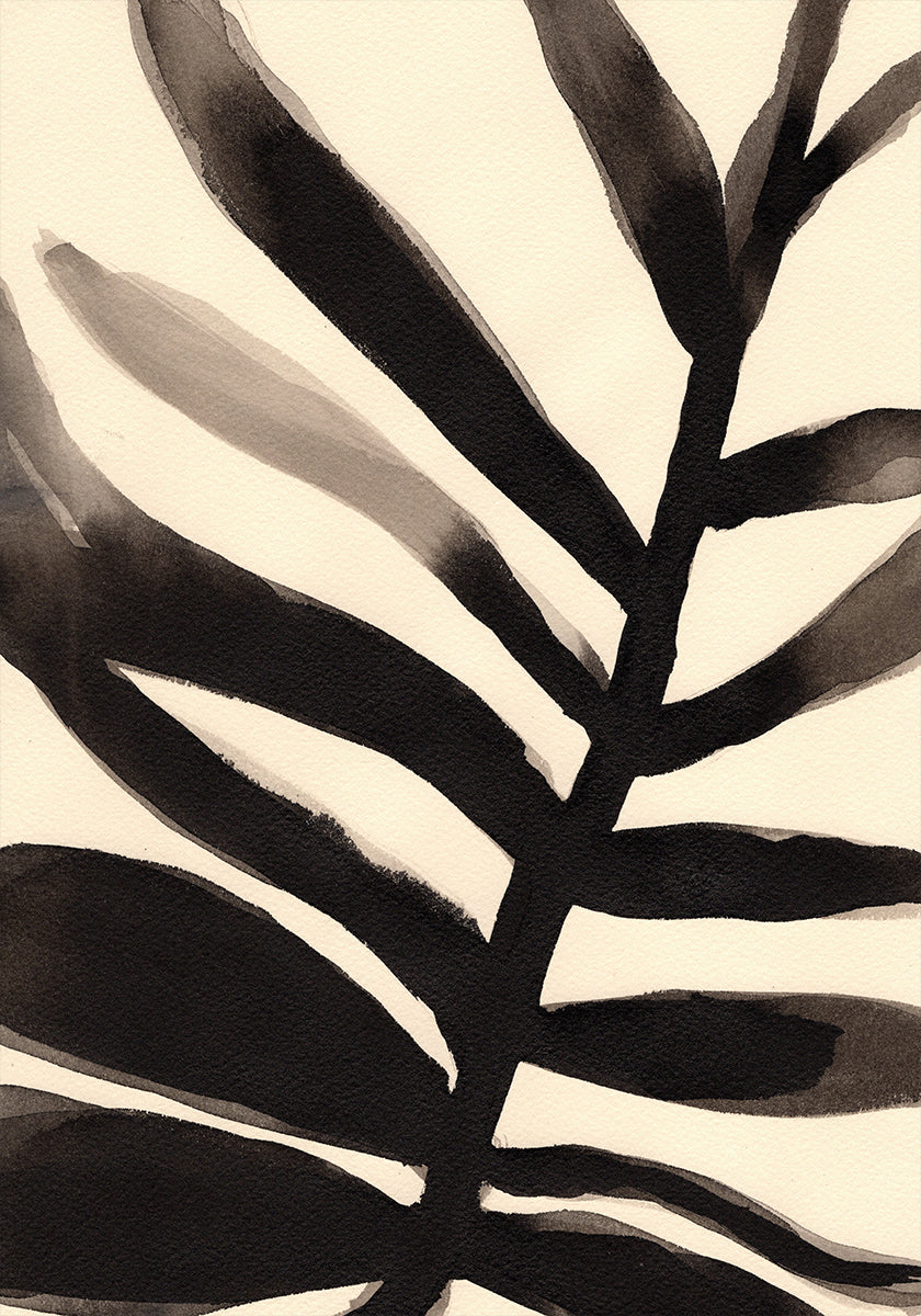 Branches in Black and Beige I Plakat