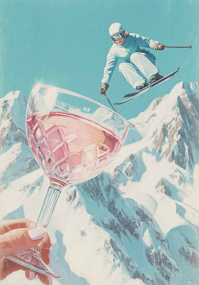 Sip and Ski Plakat