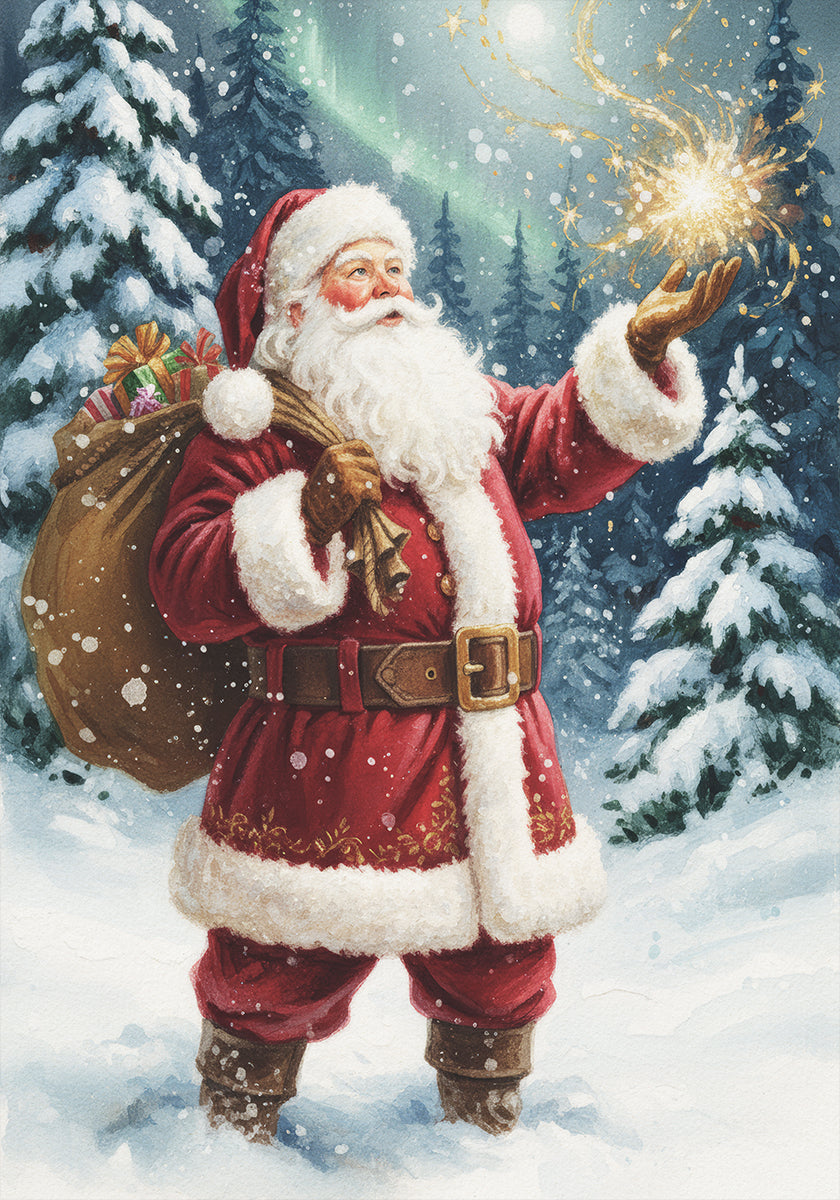 Santa Claus Magic Plakat