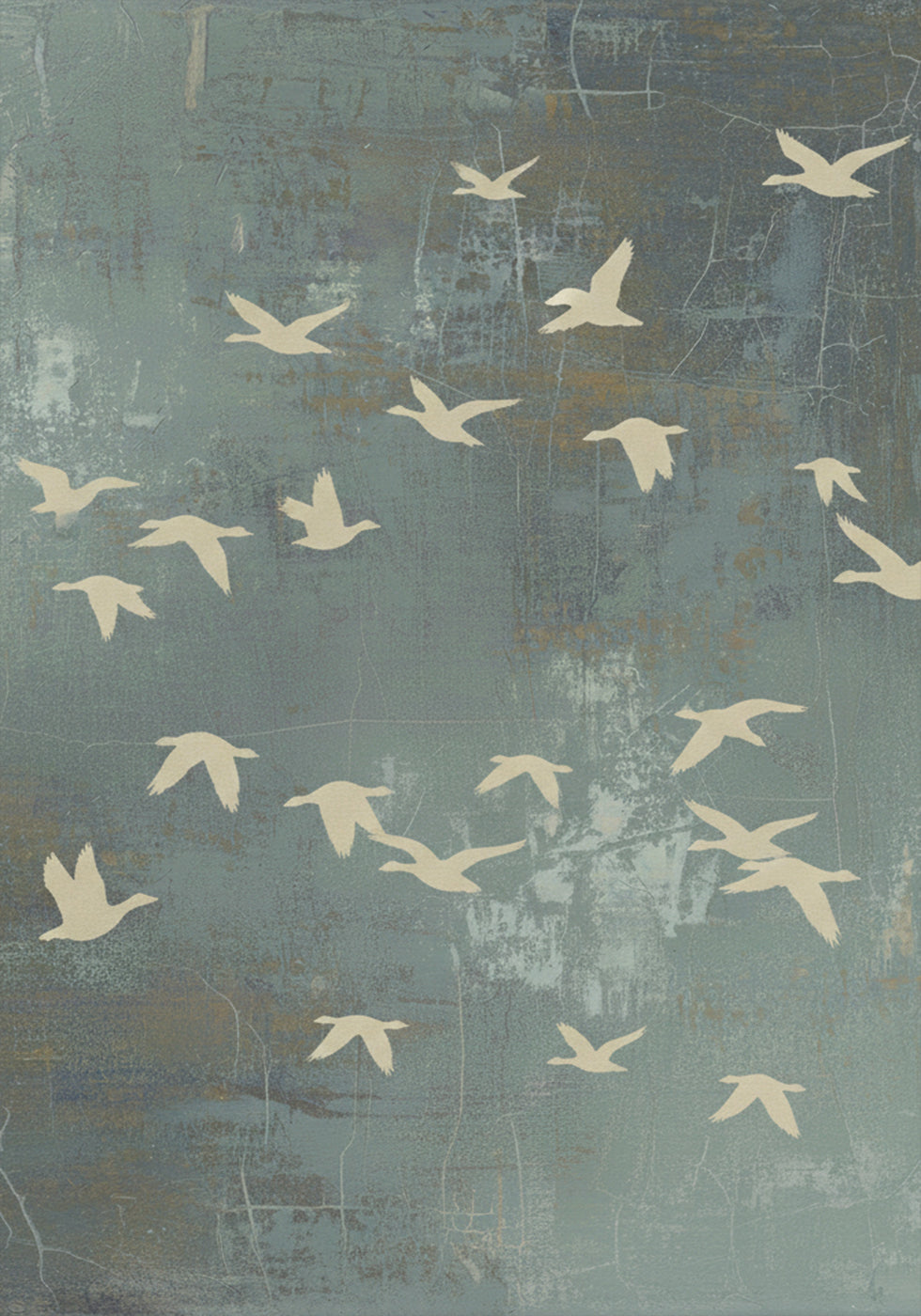 Minimal Flock Motion Poster - Posterbox