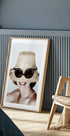 Hat with Sunglasses Plakat - Posterbox.no
