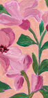 Pink Flowers With Bold Green Leaves (NEW) - Posterbox