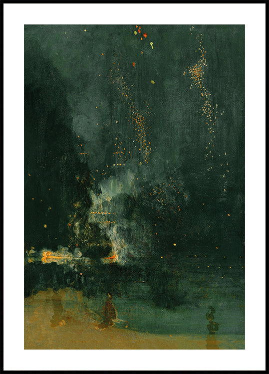 Whistler Nocturne in Black and Gold Poster - Posterbox