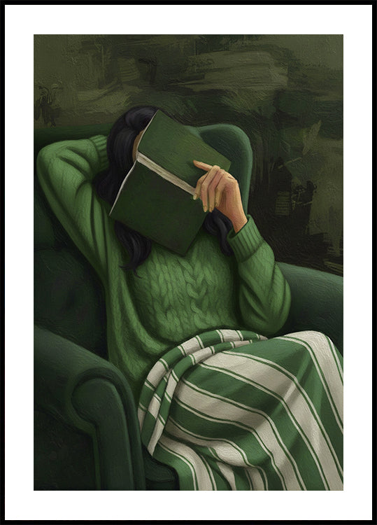 Green Quiet Escape Poster - Posterbox