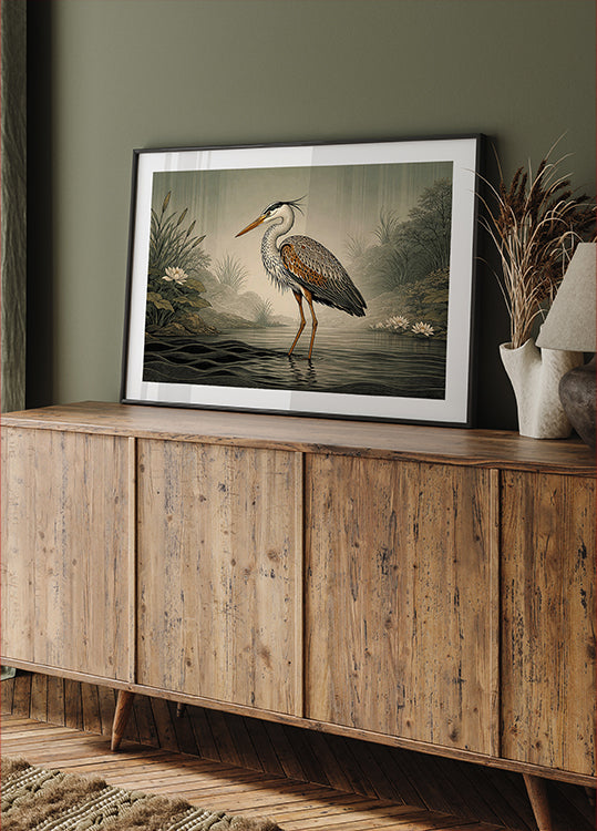 Heron Poster - Posterbox