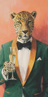 Leopard In Green Tuxedo (NEW) - Posterbox