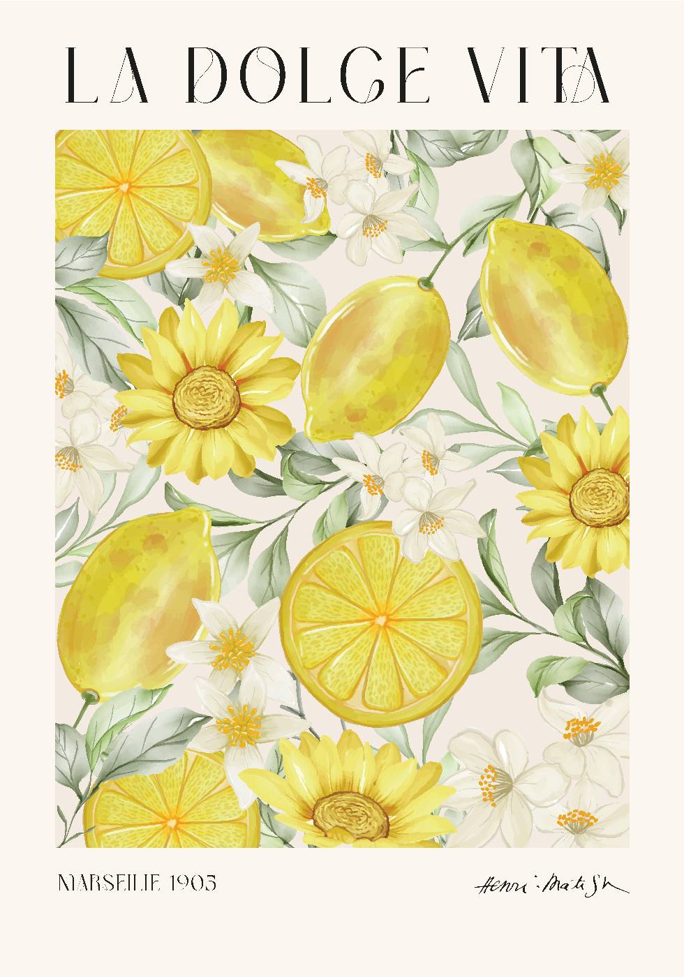 Lemons Plakat