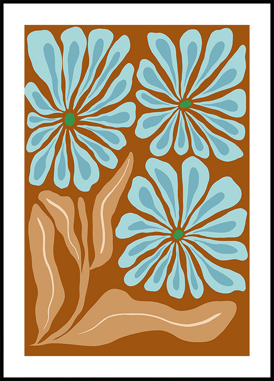 Amber Blooms Plakat - Posterbox