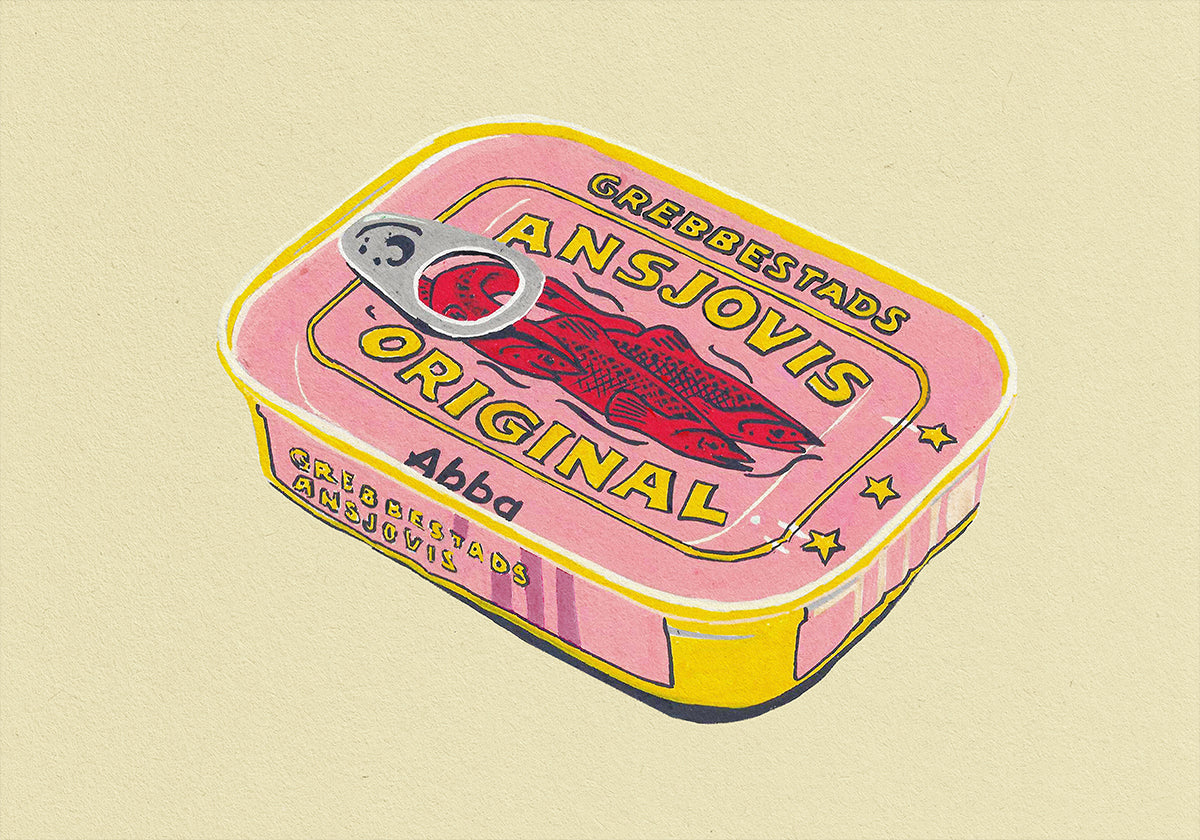 Abba Ansjovis Plakat - Posterbox