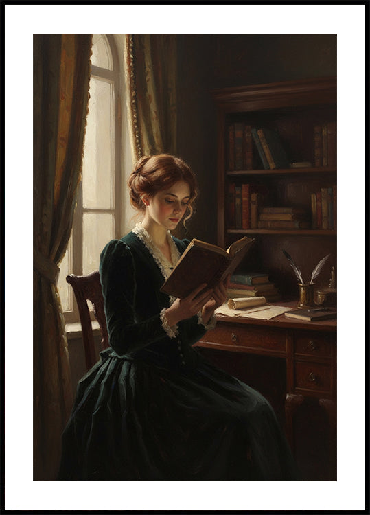 Classic Reading Room Poster - Posterbox
