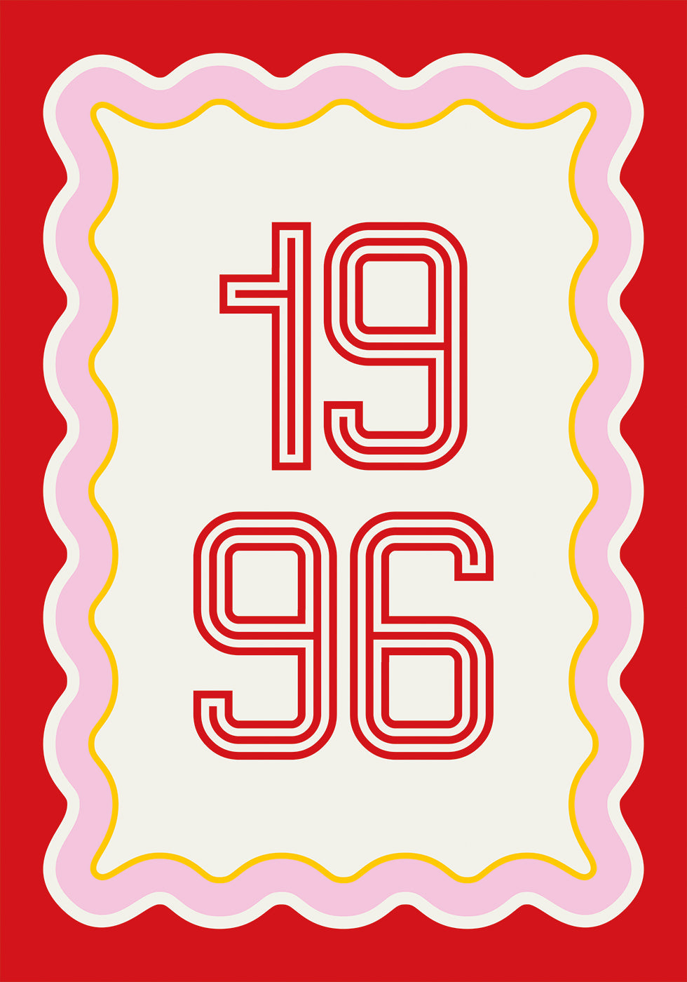 Your Year in Retro Style Personal Poster - Posterbox