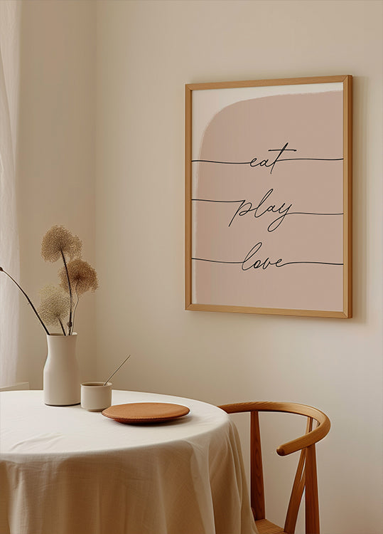 Eat Play Love Plakat