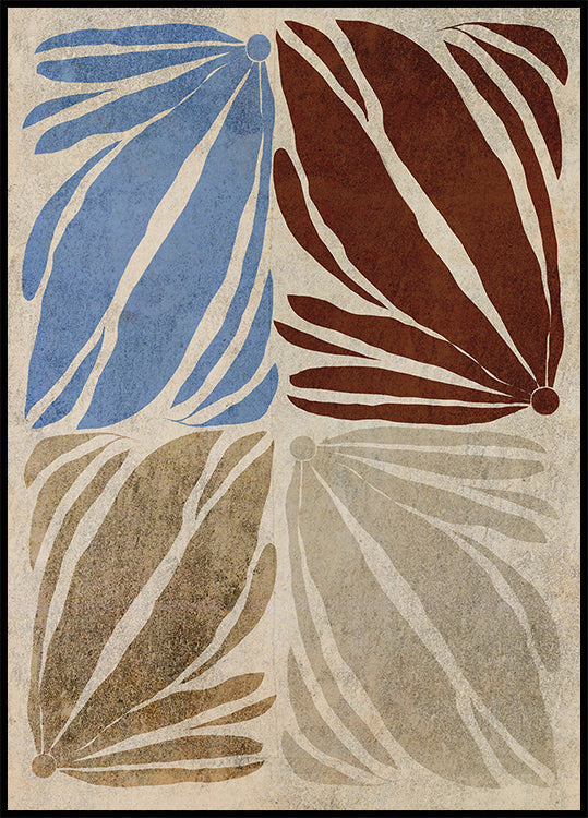 Colorful Leaf Quartet (NEW) - Posterbox