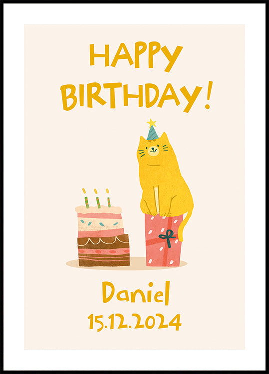 Kids' Birthday Personal 3 Poster - Posterbox