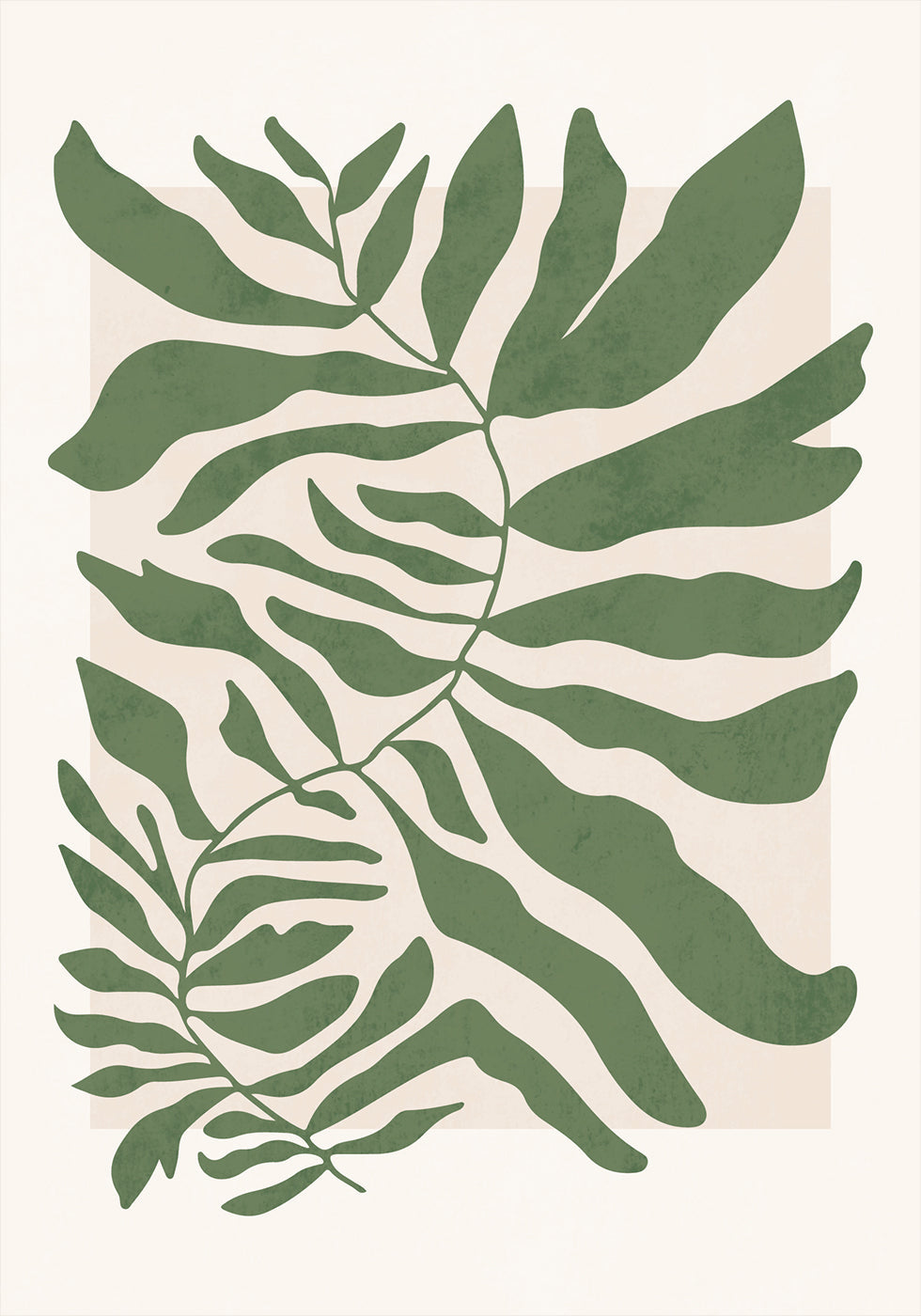 Green Botanical Design Plakat