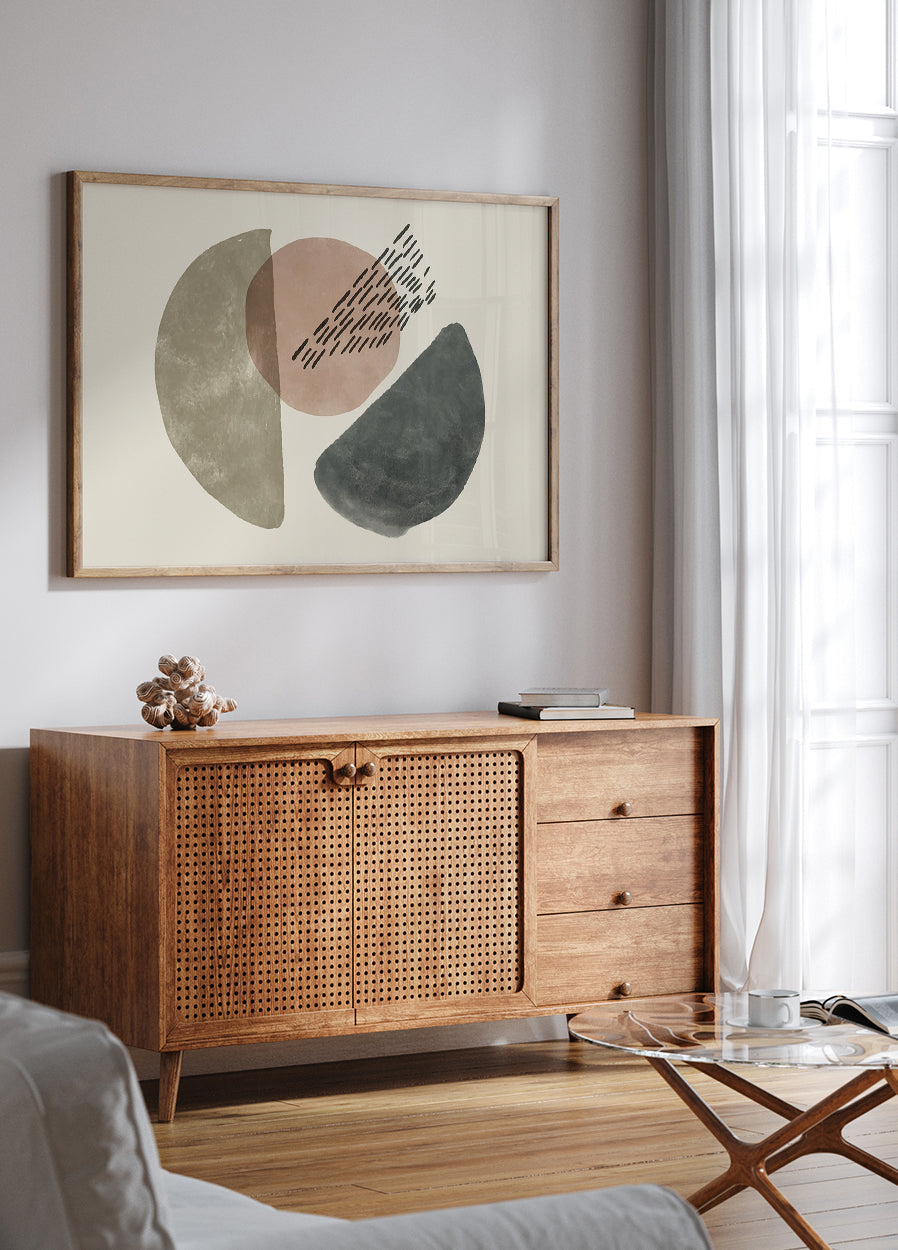 Abstract Shapes and Patterns Plakat - Posterbox.dk