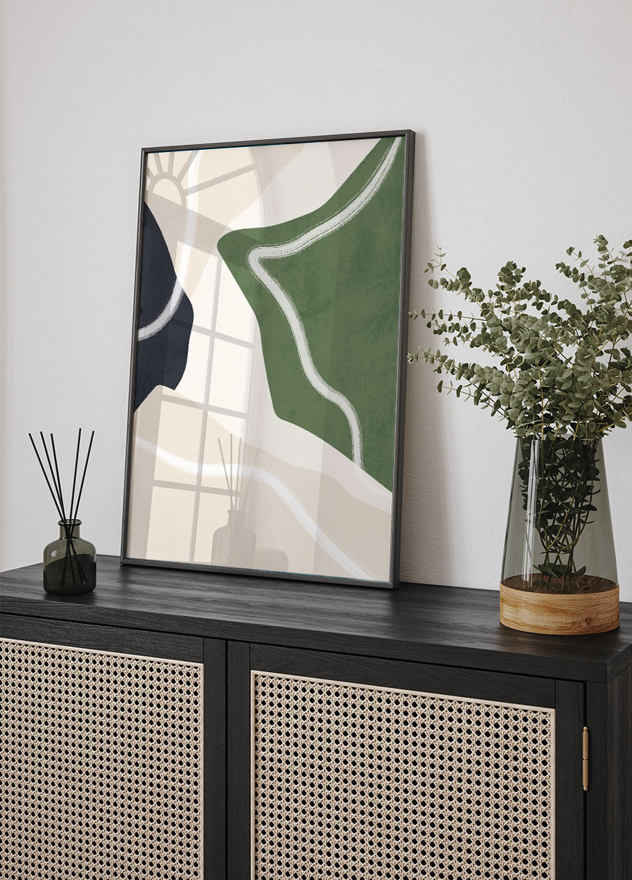 Abstract Nature Shapes Plakat - Posterbox.dk