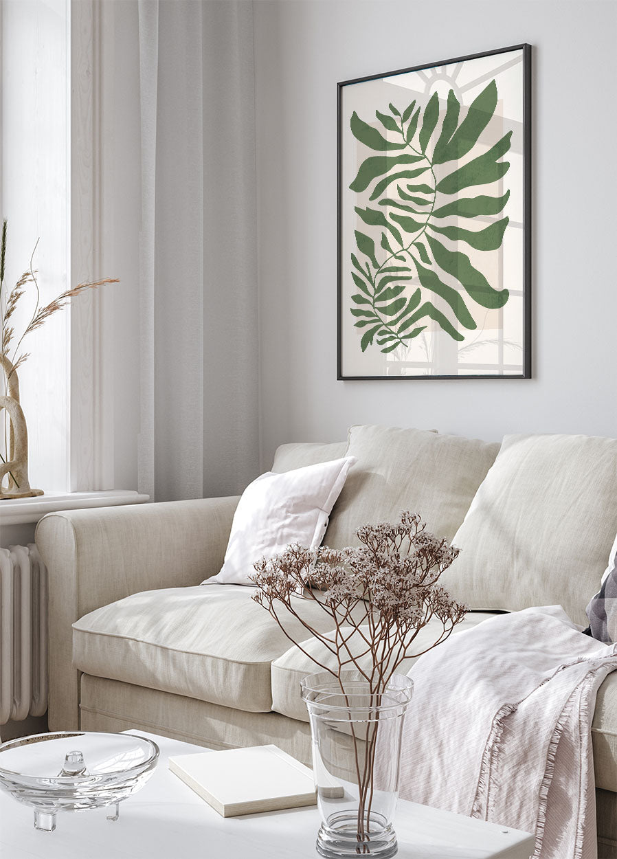 Green Botanical Design Plakat - Posterbox.dk