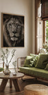 Majestic Lion Close-Up Plakat - Posterbox.dk