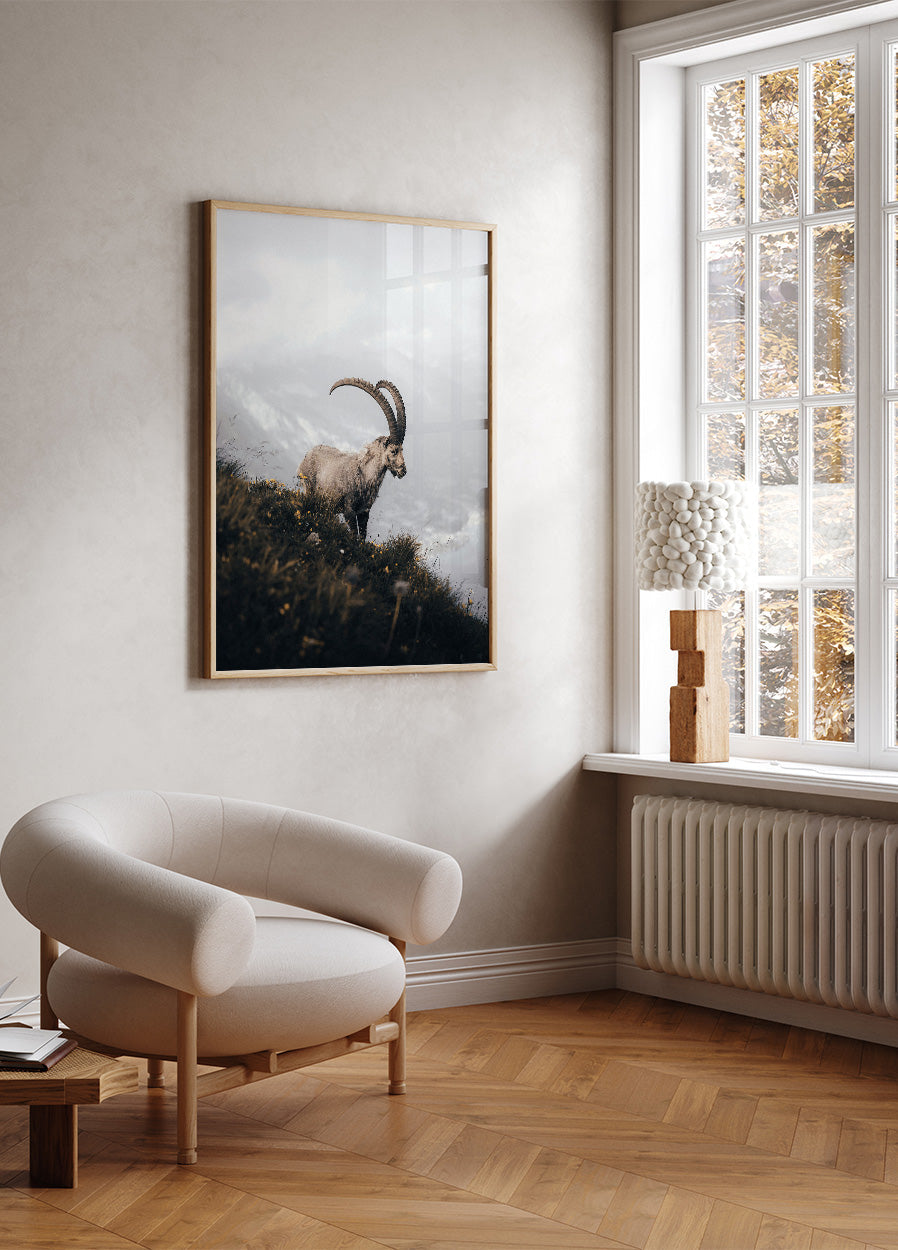 Mountain Goat in Serenity Plakat - Posterbox.dk
