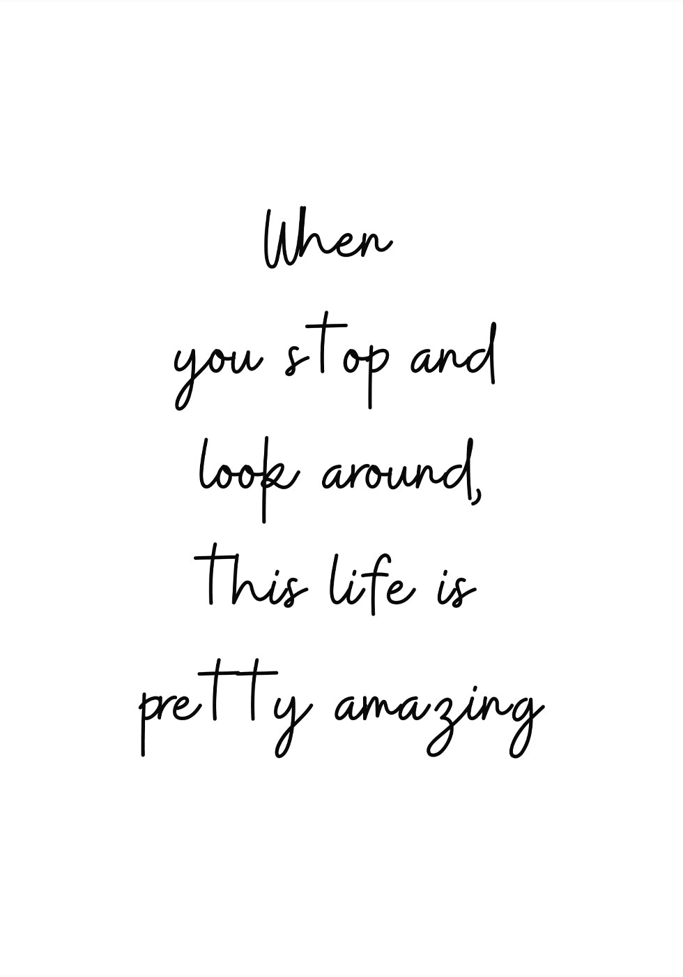 Celebrate the Beauty of Life Plakat - Posterbox.dk