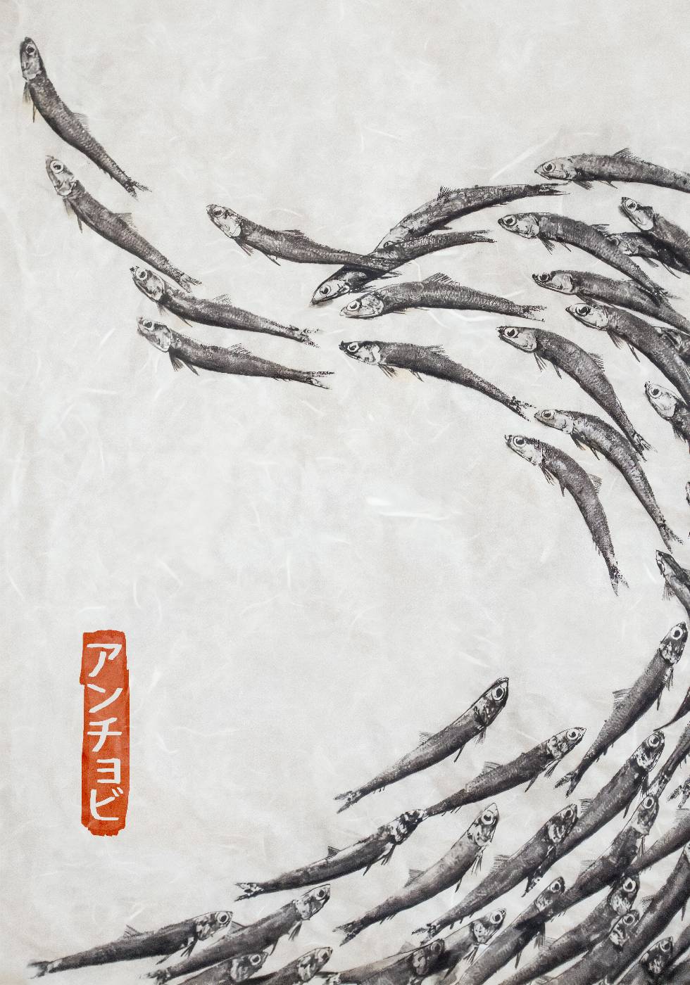 Anchovy Sardines Art Print Plakat - Posterbox.dk