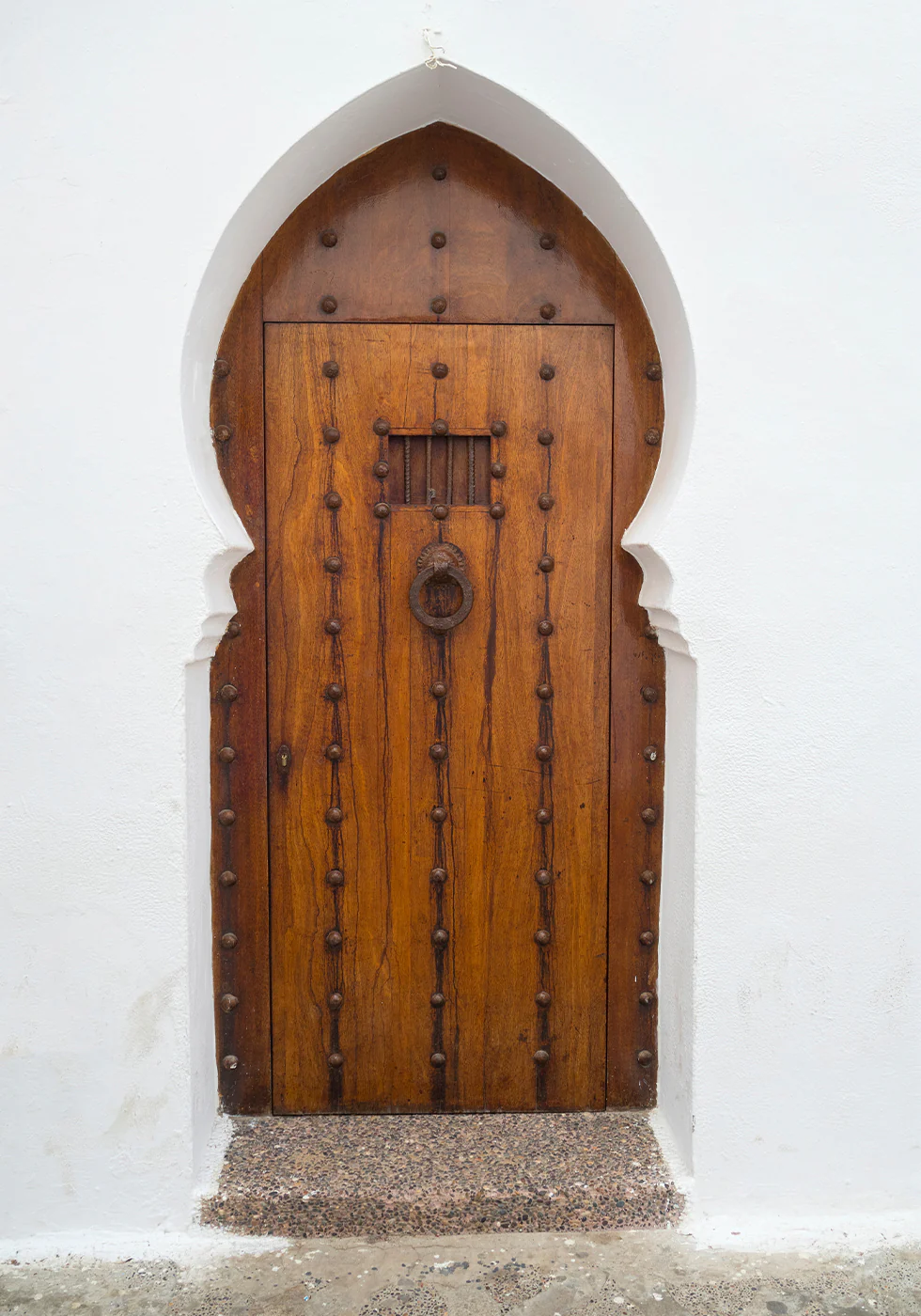 Traditional Arabic Wooden Door Plakat