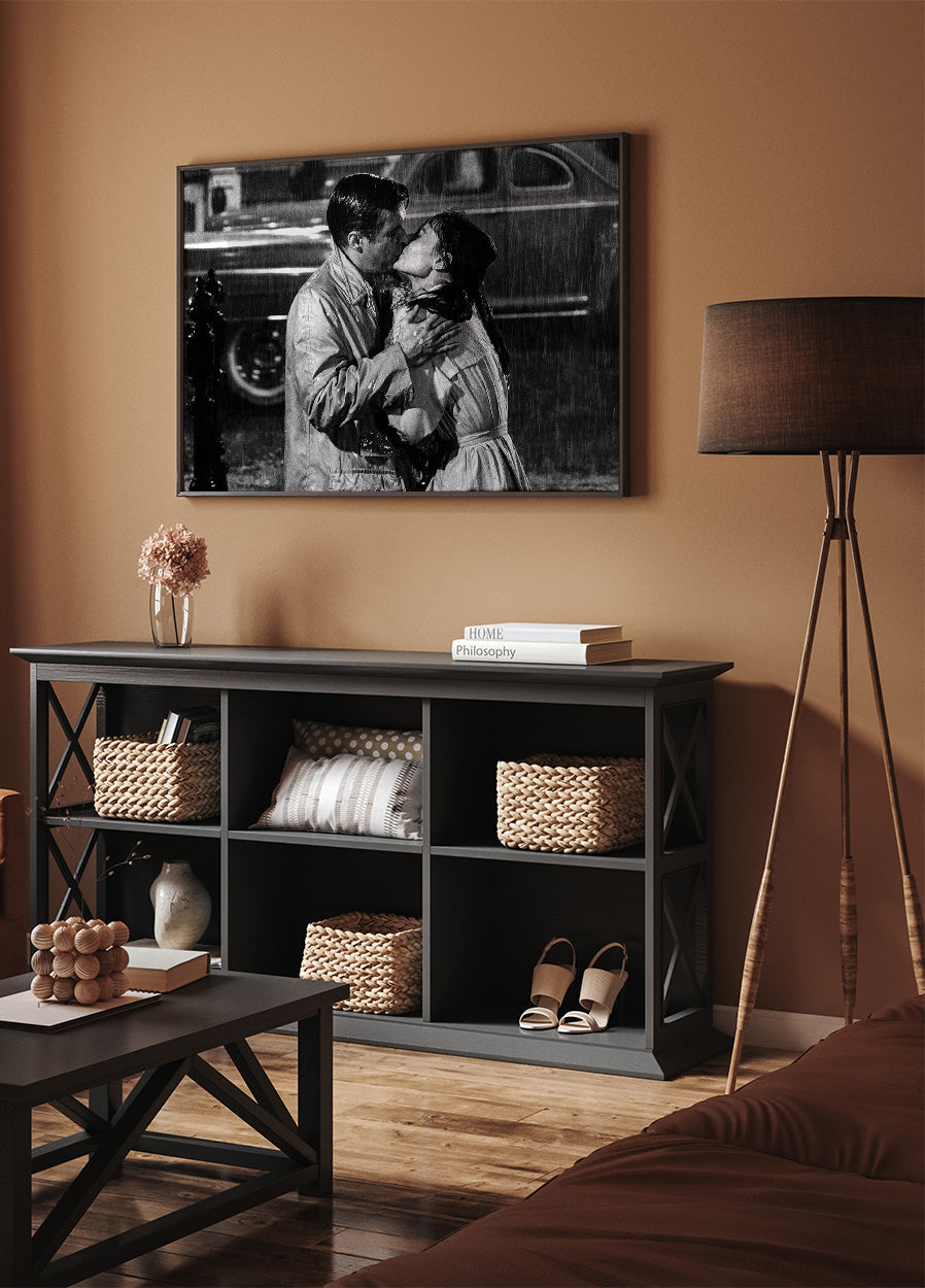 Audrey Hepburn & George Peppard - Breakfast at Tiffany's Plakat - Posterbox.dk