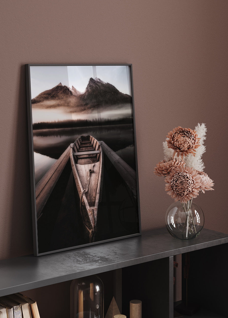 Autumn Lake At Hintersee Plakat - Posterbox.dk