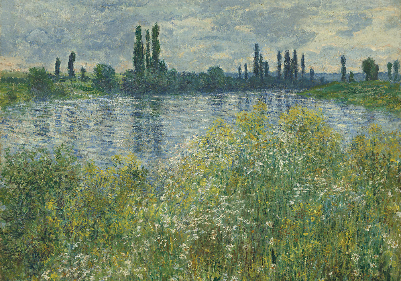 Banks of the Seine By Claude Monet Plakat - Posterbox.dk