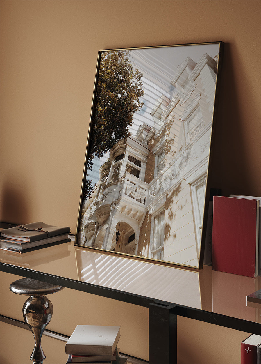 Beautiful Building in Savannah, USA Plakat - Posterbox.dk