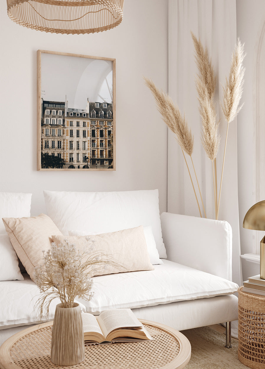 Beautiful Houses in Paris Plakat - Posterbox.dk