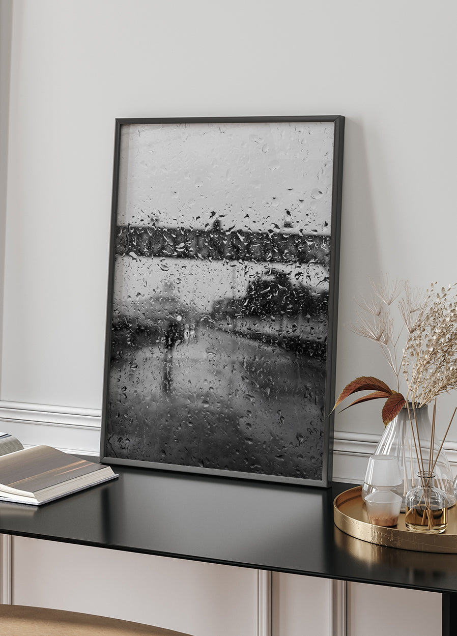 Behind Rain Drops Plakat - Posterbox.dk