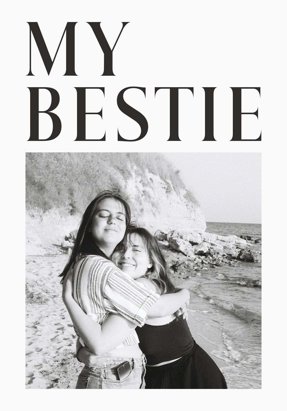 My Best Friend Personalized Photo Plakat