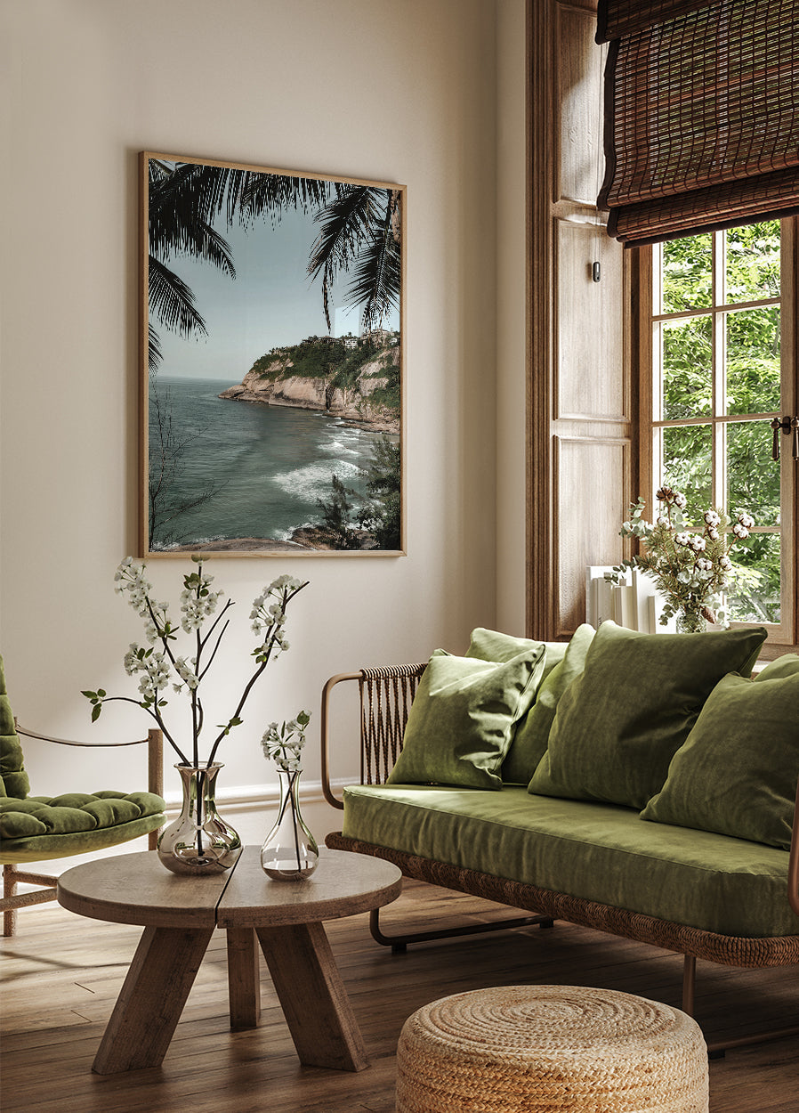 Between Palm Leaves Plakat - Posterbox.dk